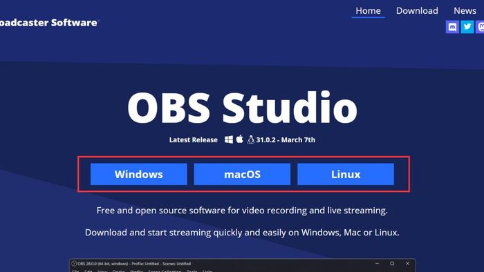 Hướng dẫn ghi màn hình máy tính bằng OBS Studio - bước 1